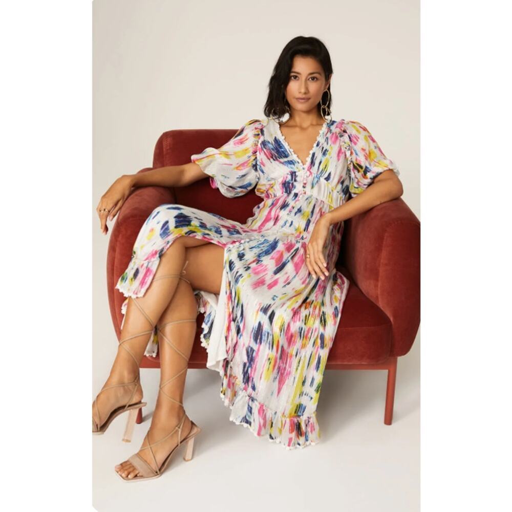Hemant & Nandita Jorah Long Dress Size M